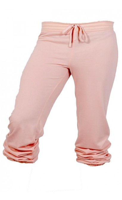 Comfy Scrunch Sweats in Baby Pink